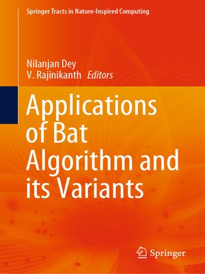 cover image of Applications of Bat Algorithm and its Variants